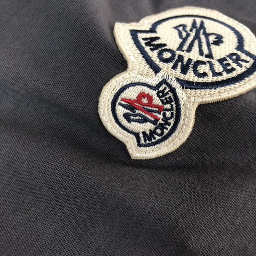 モンクレール ダブルロゴデザインカップル半袖Tシャツ