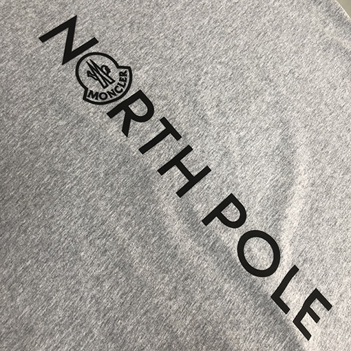 モンクレール プリントカップル半袖Tシャツ