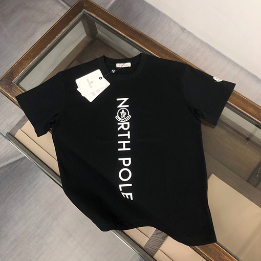 モンクレール プリントカップル半袖Tシャツ