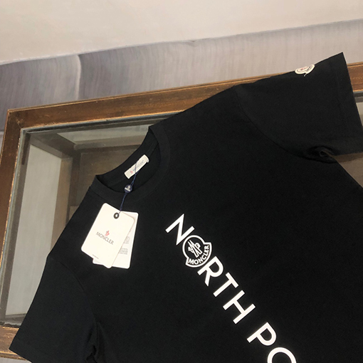 モンクレール プリントカップル半袖Tシャツ