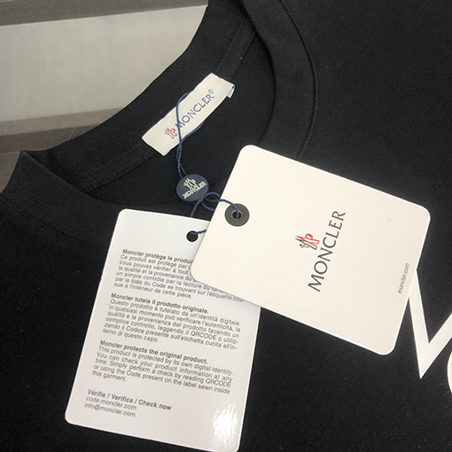 モンクレール プリントカップル半袖Tシャツ