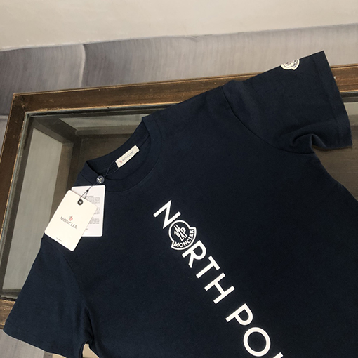 モンクレール プリントカップル半袖Tシャツ