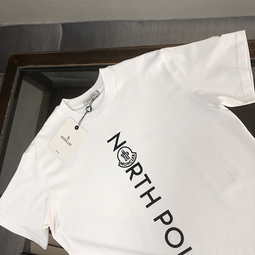 モンクレール プリントカップル半袖Tシャツ