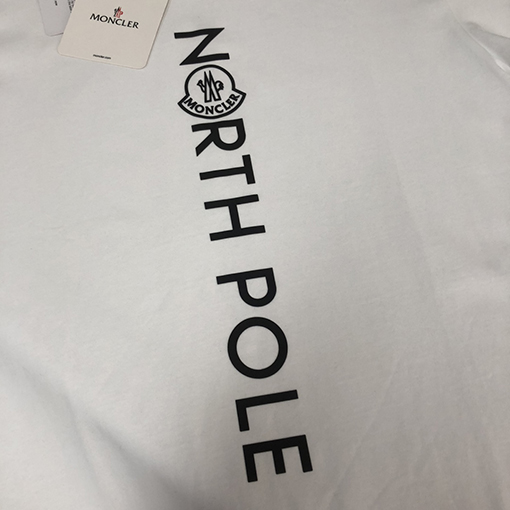 モンクレール プリントカップル半袖Tシャツ