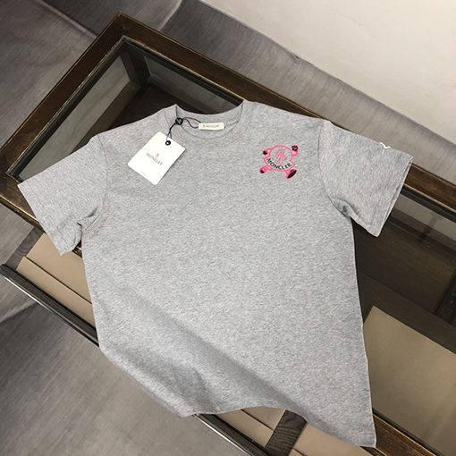 モンクレール スリムカットクルーネック半袖Tシャツ
