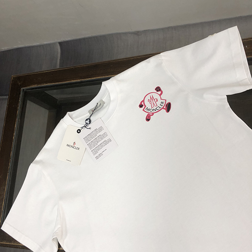 モンクレール スリムカットクルーネック半袖Tシャツ