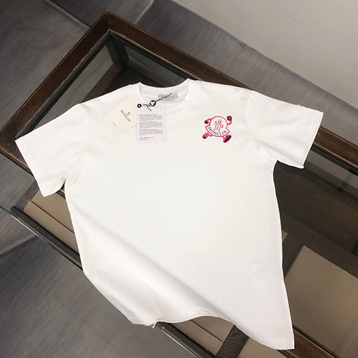 モンクレール スリムカットクルーネック半袖Tシャツ