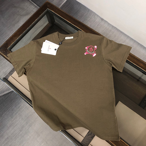 モンクレール スリムカットクルーネック半袖Tシャツ