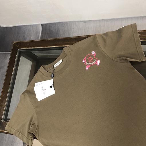 モンクレール スリムカットクルーネック半袖Tシャツ