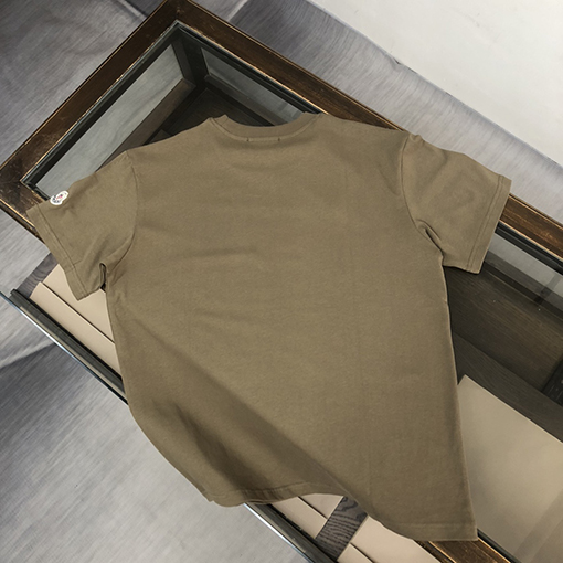 モンクレール  スリムカットクルーネック半袖Tシャツ
