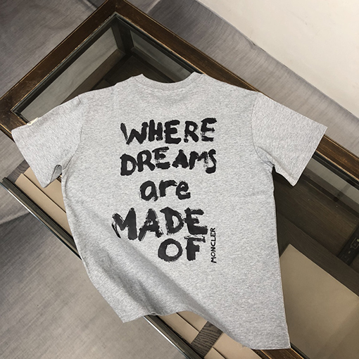 モンクレール   ファッションバック特徴プリント半袖Tシャツ