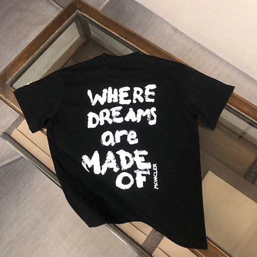 モンクレール   ファッションバック特徴プリント半袖Tシャツ
