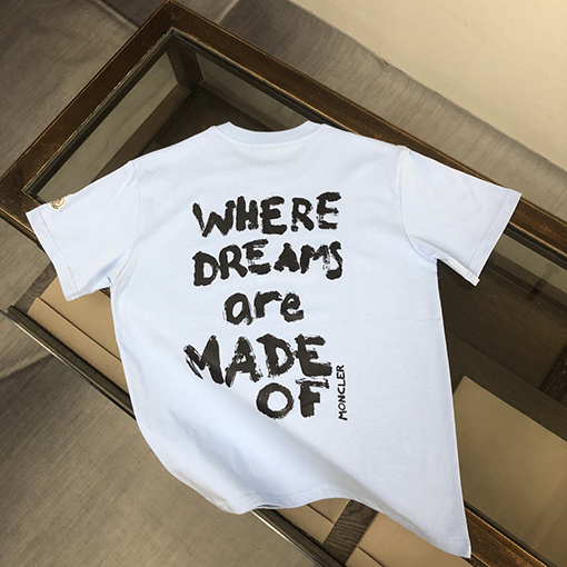 モンクレール   ファッションバック特徴プリント半袖Tシャツ