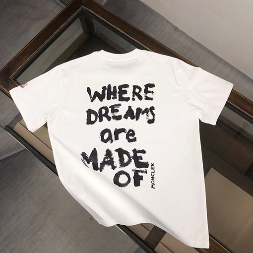 モンクレール   ファッションバック特徴プリント半袖Tシャツ