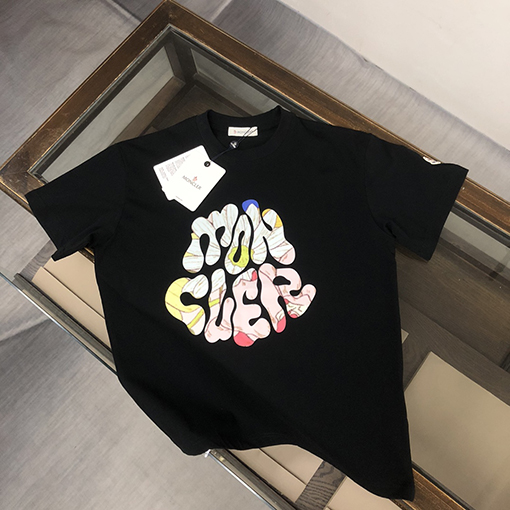 モンクレール カップルラウンドネック半袖Tシャツ