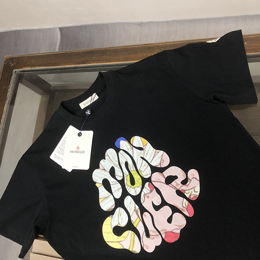 モンクレール カップルラウンドネック半袖Tシャツ