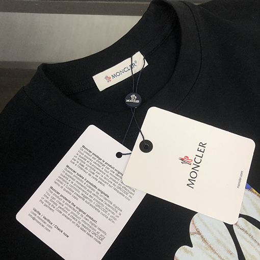 モンクレール カップルラウンドネック半袖Tシャツ