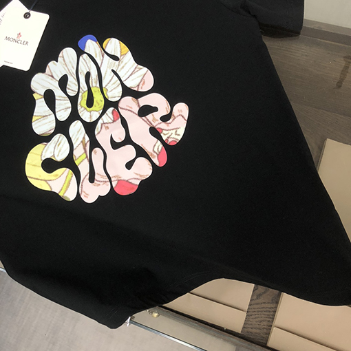 モンクレール カップルラウンドネック半袖Tシャツ