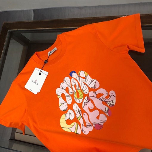 モンクレール カップルラウンドネック半袖Tシャツ