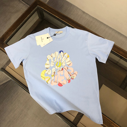 モンクレール カップルラウンドネック半袖Tシャツ