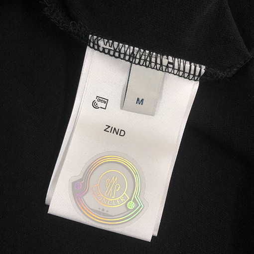 モンクレール ファッションのアルファベットプリント半袖クルーネックTシャツ