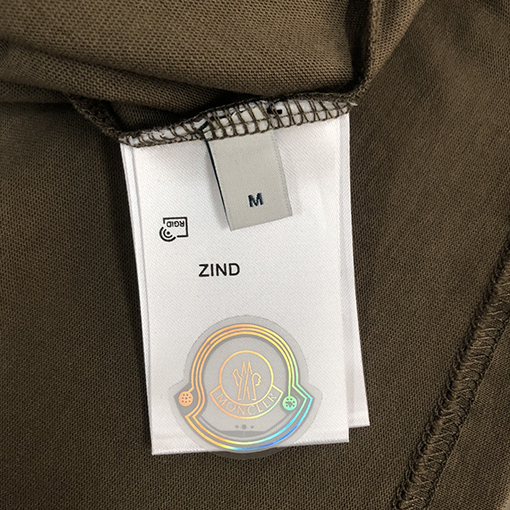 モンクレール ファッションのアルファベットプリント半袖クルーネックTシャツ