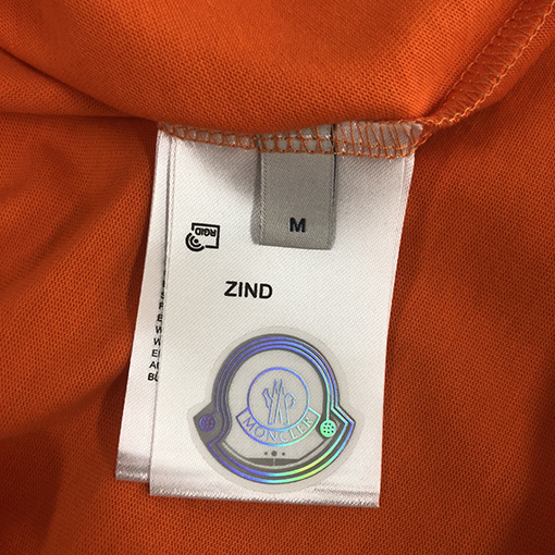 モンクレール ファッションのアルファベットプリント半袖クルーネックTシャツ