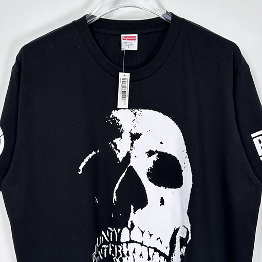 SUPREME X BOUNTY HUNTERコラボ FW23 SKULLS TEE 骸骨プリント半袖