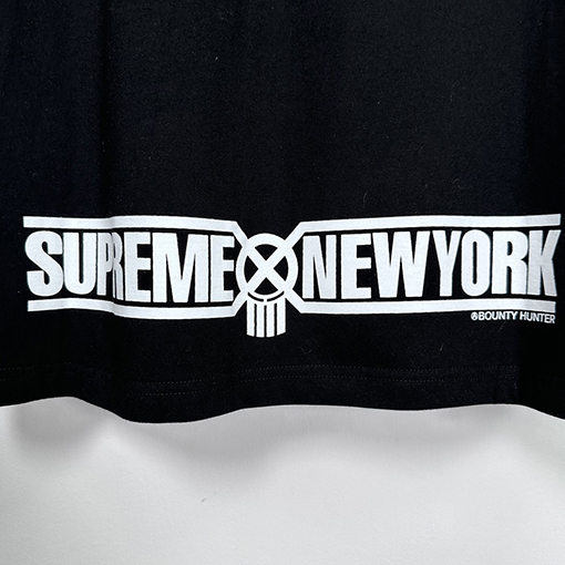 SUPREME X BOUNTY HUNTERコラボ FW23 SKULLS TEE 骸骨プリント半袖
