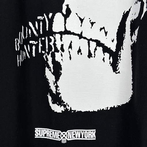 SUPREME X BOUNTY HUNTERコラボ FW23 SKULLS TEE 骸骨プリント半袖