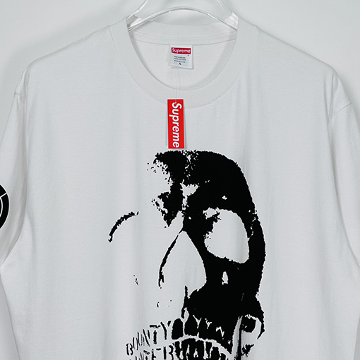 SUPREME X BOUNTY HUNTERコラボ FW23 SKULLS TEE 骸骨プリント半袖
