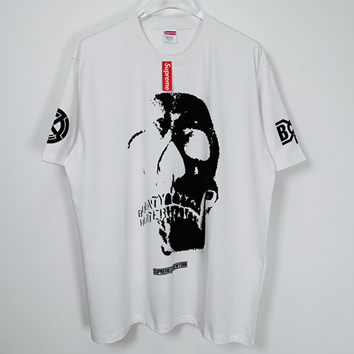 SUPREME X BOUNTY HUNTERコラボ FW23 SKULLS TEE 骸骨プリント半袖
