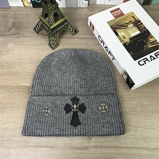 クロムハーツ  ウサギ毛編みフィッシャーマンハット