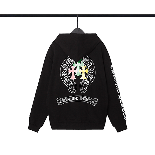 クロムハーツ Matty boy新しいプリントカラフルなジッパーパーカー