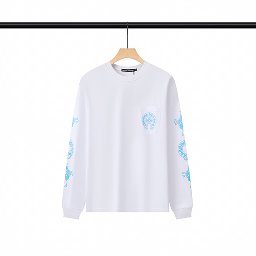 クロムハーツ  男女兼用のロングスリーブTシャツ
