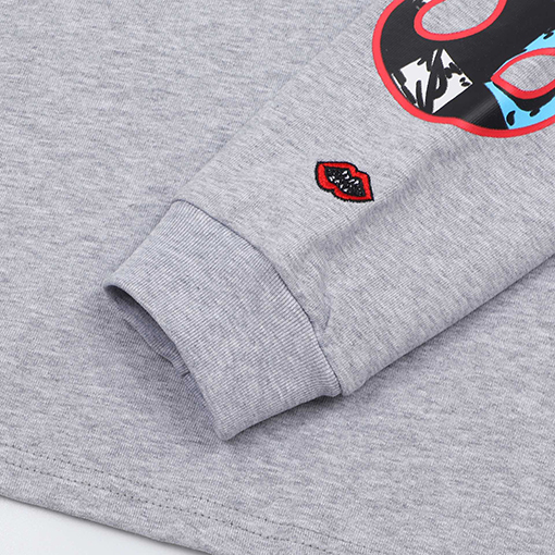 クロムハーツ Matty Boy Brainグレー長袖Tシャツ