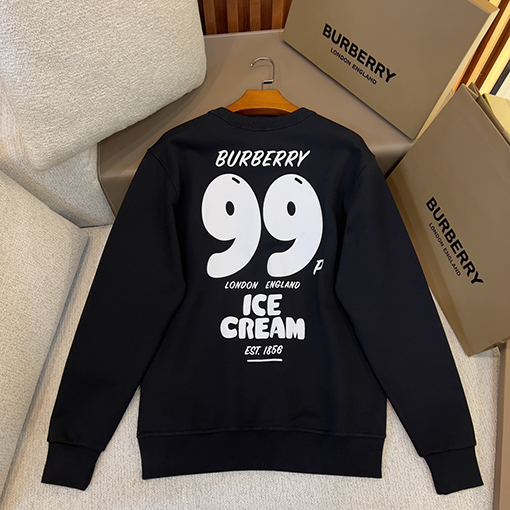 バーバリー アイスクリームプリントコットンスウェットシャツ