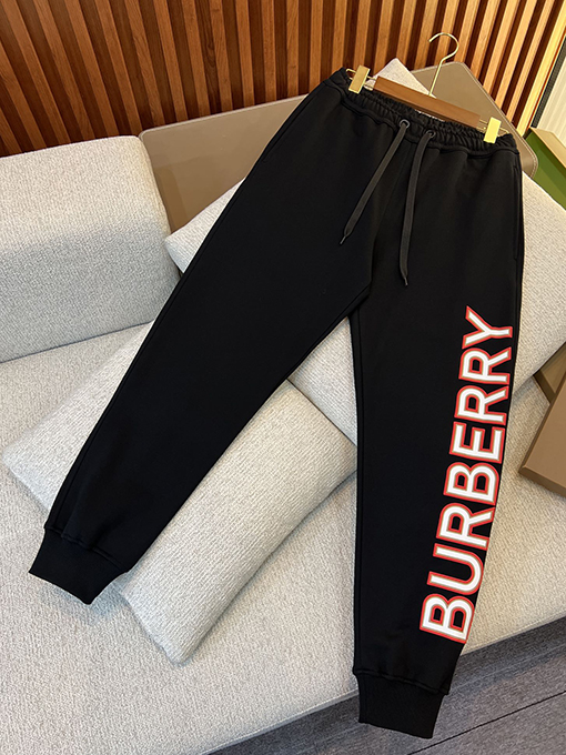 バーバリー サイドレタープリントスウェットパンツ