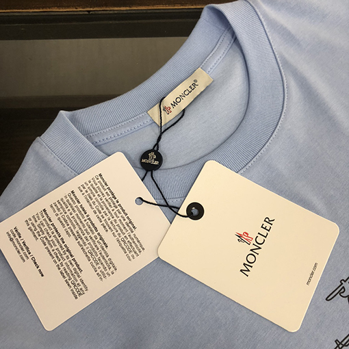 モンクレール 新しいカップルのラウンドネックプリント半袖Tシャツ