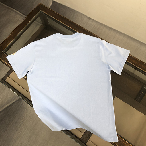 モンクレール 新しいカップルのラウンドネックプリント半袖Tシャツ