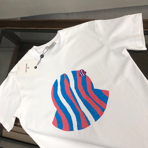 モンクレール 最新 ラウンドネック半袖Tシャツ