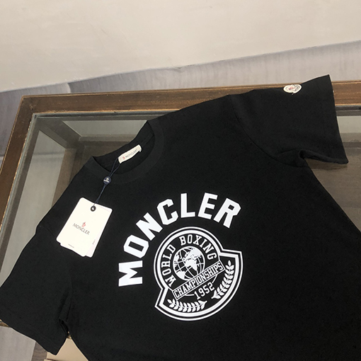モンクレール コットン生地カップル半袖Tシャツ