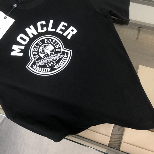 モンクレール コットン生地カップル半袖Tシャツ
