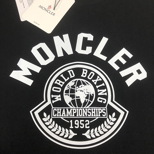 モンクレール コットン生地カップル半袖Tシャツ
