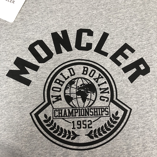 モンクレール コットン生地カップル半袖Tシャツ