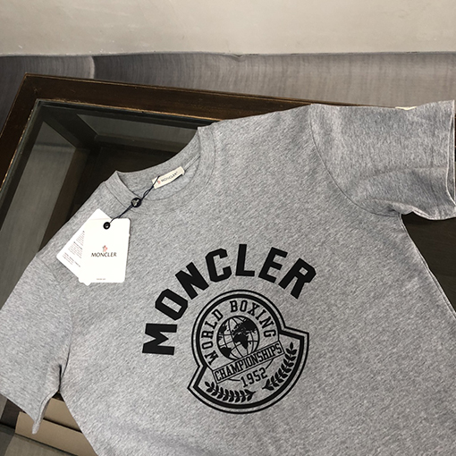 モンクレール コットン生地カップル半袖Tシャツ