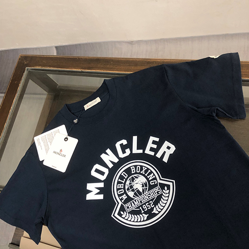 モンクレール コットン生地カップル半袖Tシャツ