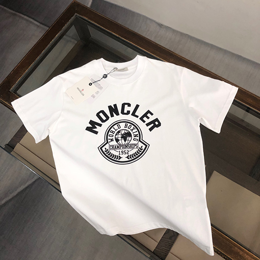 モンクレール コットン生地カップル半袖Tシャツ
