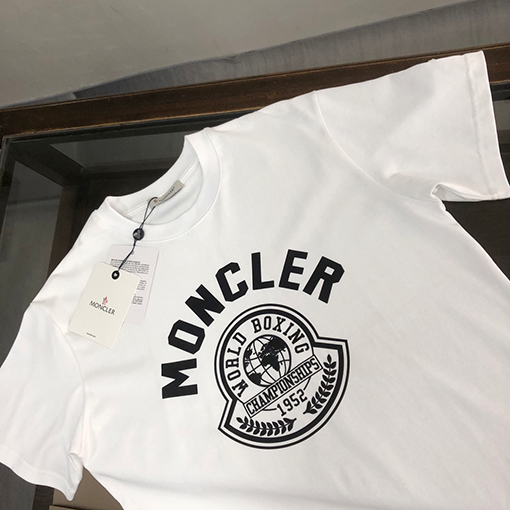 モンクレール コットン生地カップル半袖Tシャツ