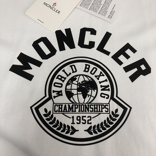 モンクレール コットン生地カップル半袖Tシャツ